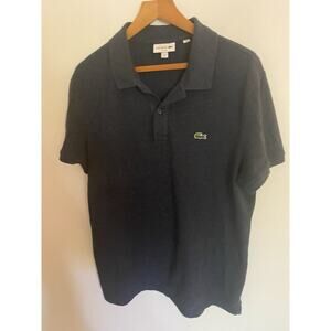 Lacoste Polo Shirt Men Dark Blue Size xl